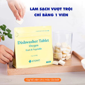 Viên Rửa Bình Sữa, Chén Bát OXYGEN ATONO2 (60 Viên) 7 Vien Rua Binh Sua Chen Bat Oxygen Atono2 60 Vien 2