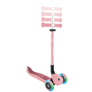 Xe Scooter 3 bánh Globber Go Up Active Lights có gác chân 15 tháng - 9 tuổi, Pink/Deep Pastel Pink 16 Xe Scooter 3 Banh Globber Go Up Active Lights Co Gac Chan 15 Thang 9 Tuoi Pink Deep Pastel Pink 3