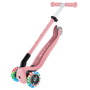 Xe Scooter 3 bánh Globber Go Up Active Lights có gác chân 15 tháng - 9 tuổi, Pink/Deep Pastel Pink 12 Xe Scooter 3 Banh Globber Go Up Active Lights Co Gac Chan 15 Thang 9 Tuoi Pink Deep Pastel Pink 7