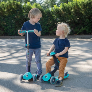 Xe Scooter 3 Banh Globber Go Up Deluxe Lights 15 Thang 9 Tuoi Teal 8