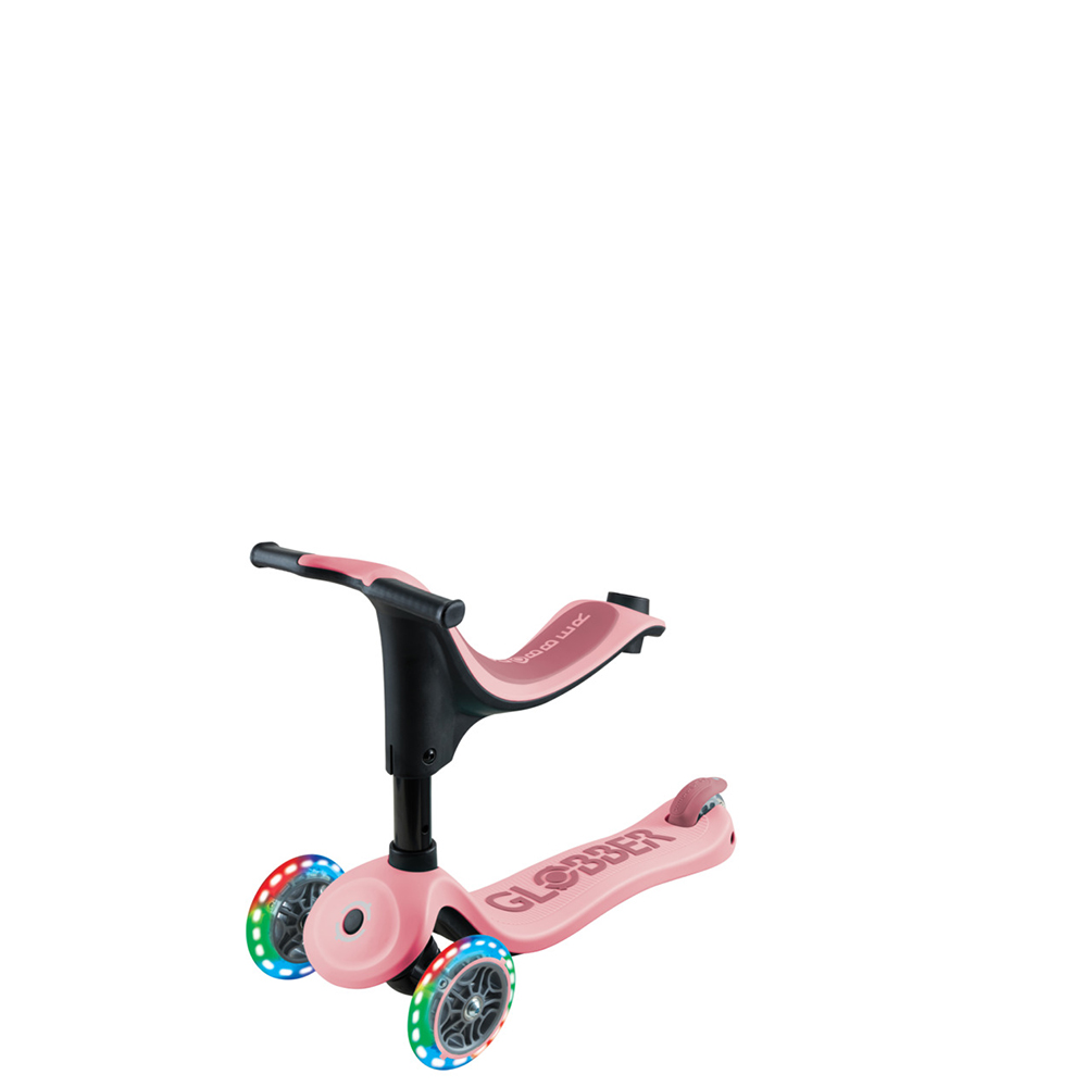 Xe Scooter 3 bánh Globber Go Up Sporty Lights từ 15 tháng đến 9 tuổi, Pink/Deep Pastel Pink 11 Xe Scooter 3 Banh Globber Go Up Sporty Lights Tu 15 Thang Den 9 Tuoi Pink Deep Pastel Pink 2