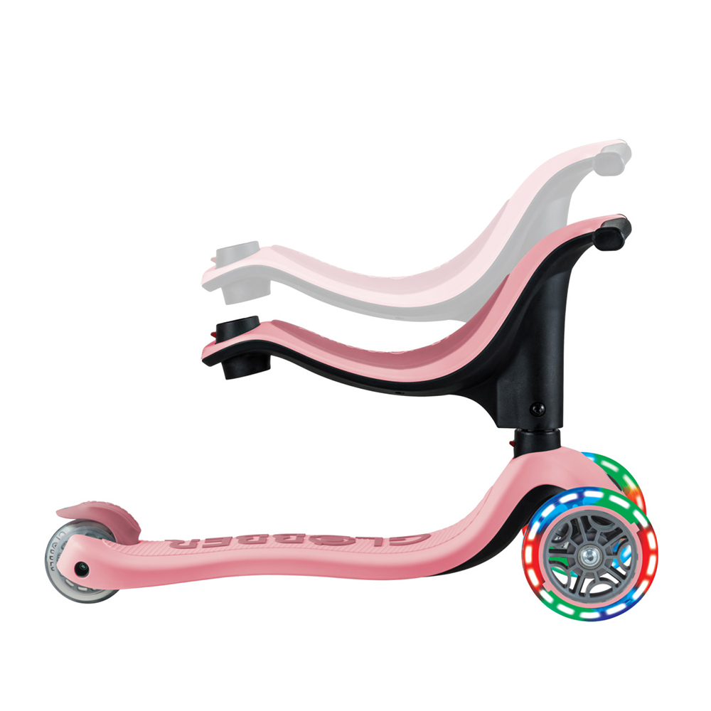 Xe Scooter 3 bánh Globber Go Up Sporty Lights từ 15 tháng đến 9 tuổi, Pink/Deep Pastel Pink 10 Xe Scooter 3 Banh Globber Go Up Sporty Lights Tu 15 Thang Den 9 Tuoi Pink Deep Pastel Pink 3