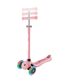 Xe Scooter 3 bánh Globber Go Up Sporty Lights từ 15 tháng đến 9 tuổi, Pink/Deep Pastel Pink 17 Xe Scooter 3 Banh Globber Go Up Sporty Lights Tu 15 Thang Den 9 Tuoi Pink Deep Pastel Pink 4