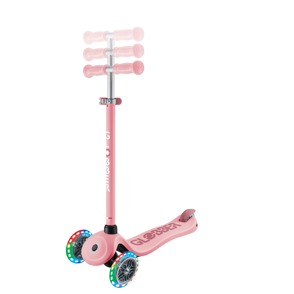 Xe Scooter 3 bánh Globber Go Up Sporty Lights từ 15 tháng đến 9 tuổi, Pink/Deep Pastel Pink 9 Xe Scooter 3 Banh Globber Go Up Sporty Lights Tu 15 Thang Den 9 Tuoi Pink Deep Pastel Pink 4