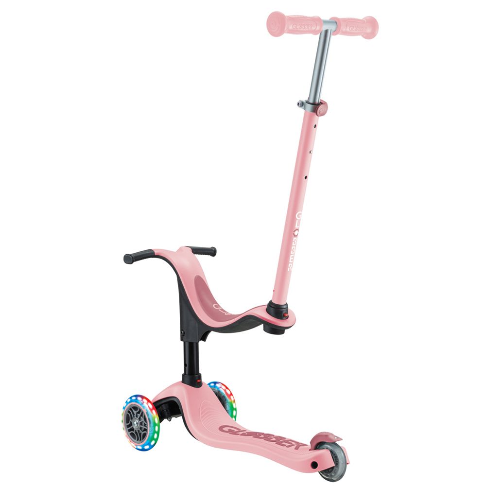 Xe Scooter 3 bánh Globber Go Up Sporty Lights từ 15 tháng đến 9 tuổi, Pink/Deep Pastel Pink 5 Xe Scooter 3 Banh Globber Go Up Sporty Lights Tu 15 Thang Den 9 Tuoi Pink Deep Pastel Pink 8