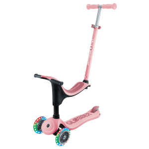 Xe Scooter 3 Banh Globber Go Up Sporty Lights Tu 15 Thang Den 9 Tuoi Pink Deep Pastel Pink 9