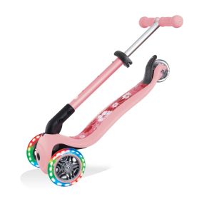 Xe Scooter 3 bánh Globber Junior Foldable Fantasy Lights Anodized Tbar 2 - trên 6 tuổi, Pastel Pink 11 Xe Scooter 3 Banh Globber Junior Foldable Fantasy Lights Anodized Tbar 2 Tren 6 Tuoi Pastel Pink 3