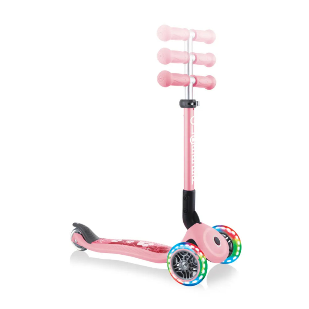 Xe Scooter 3 bánh Globber Junior Foldable Fantasy Lights Anodized Tbar 2 - trên 6 tuổi, Pastel Pink 7 Xe Scooter 3 Banh Globber Junior Foldable Fantasy Lights Anodized Tbar 2 Tren 6 Tuoi Pastel Pink 4