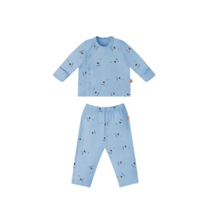 Zuzu Co Ords Bo Do Dai Tay Zuzu Xanh In Mu Phep