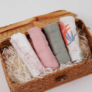 LRE RUSTIC RAINFOREST BAMBOO WASH CLOTH 4PC PINK Edited 05