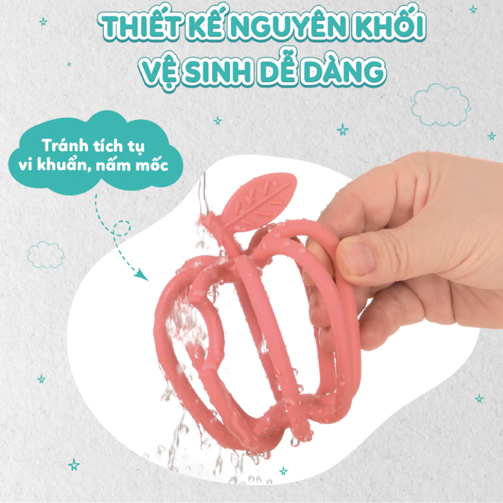 Richell Gặm nướu đồ chơi silicone 3 1
