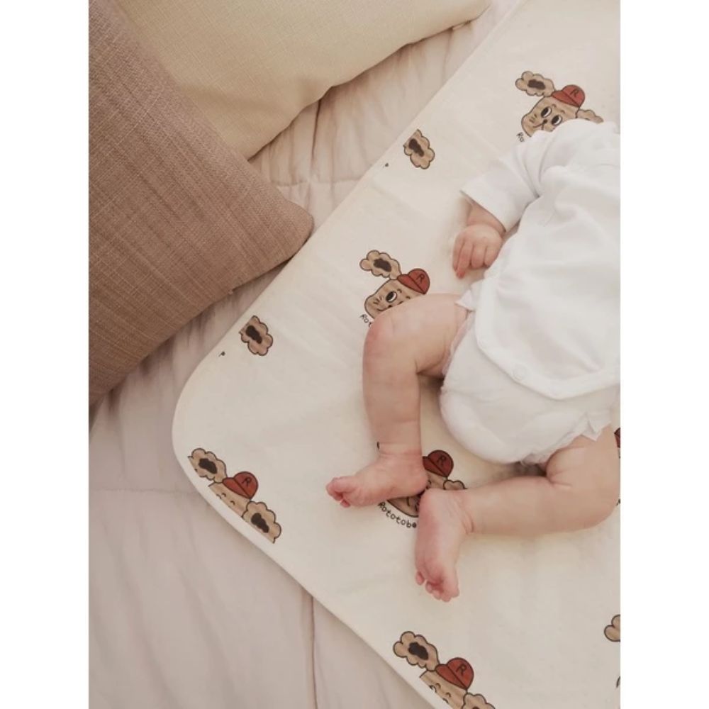 Tấm trải giường chống thấm Rototo bebe Size M 3 2