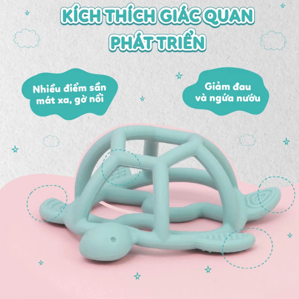 Richell Gặm nướu đồ chơi silicone 4 2