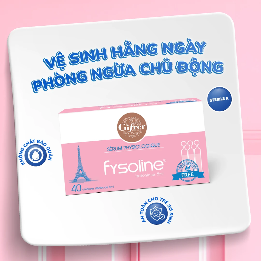 Fysoline Isotonic 5ml ( hộp 40 ống ) 5 Fysoline Isotonic 5ml Hop 40 Ong 3