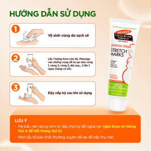 Kem ngăn ngừa và giảm vết rạn khi mang thai Palmer 125g 9 Kem Ngan Ngua Va Giam Vet Ran Khi Mang Thai Palmer 125g 4