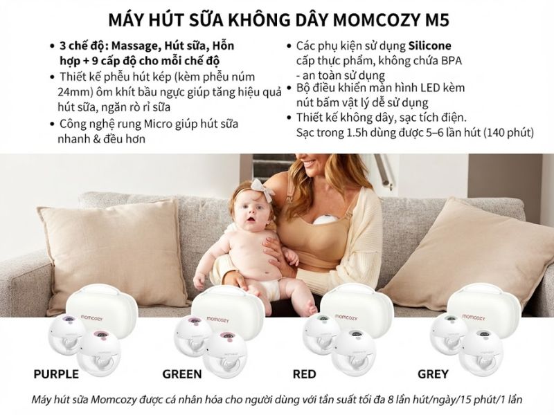 Điểm danh top 10 máy hút sữa tốt được ưa chuộng hiện nay 8 10 May Hut Sua Tot Duoc Ua Chuong Hien Nay 9