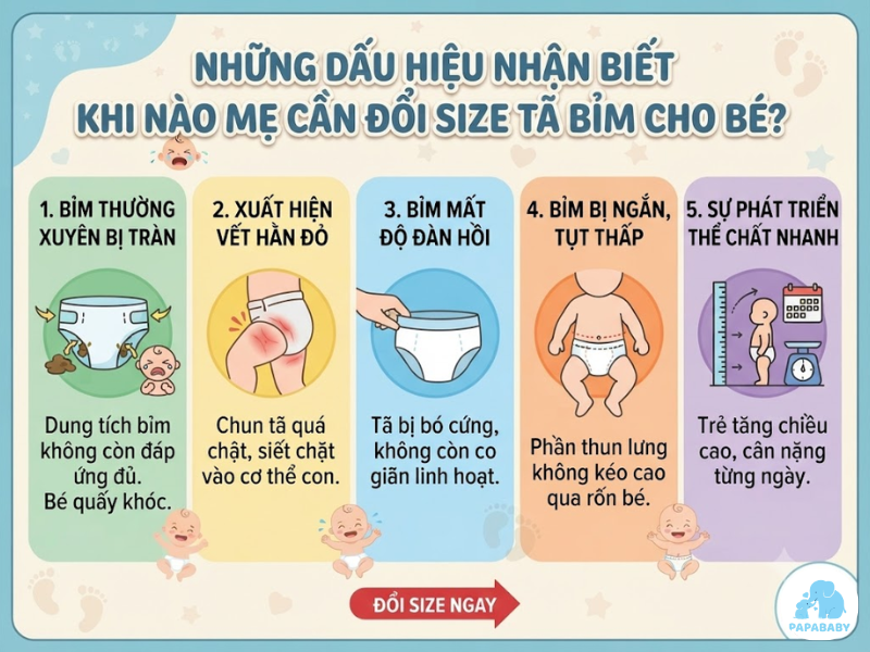Cách chọn size tã bỉm cho bé chuẩn xác nhất theo độ tuổi và cân nặng 5 Cach Chon Size Ta Bim Cho Be 5