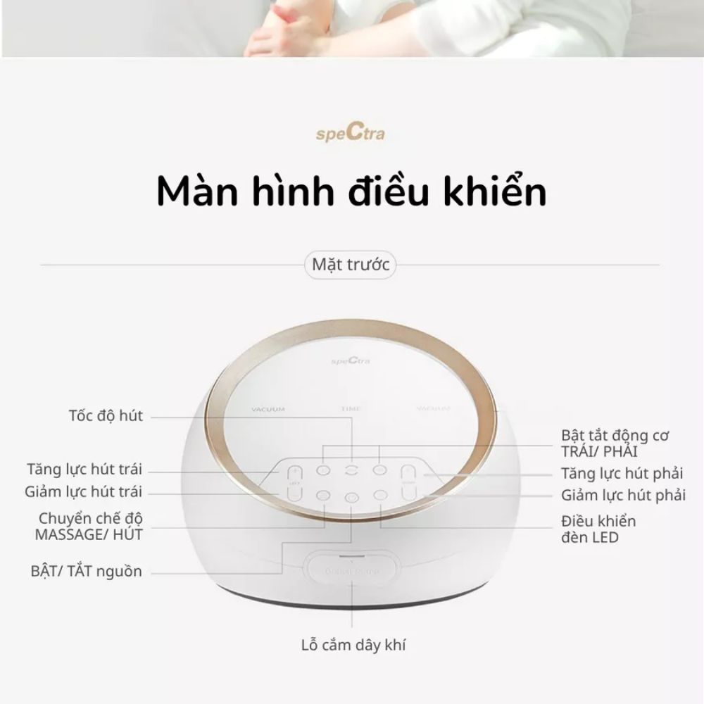 Máy hút sữa Spectra Dual S 9 May Hut Sua Spectra Dual S 7