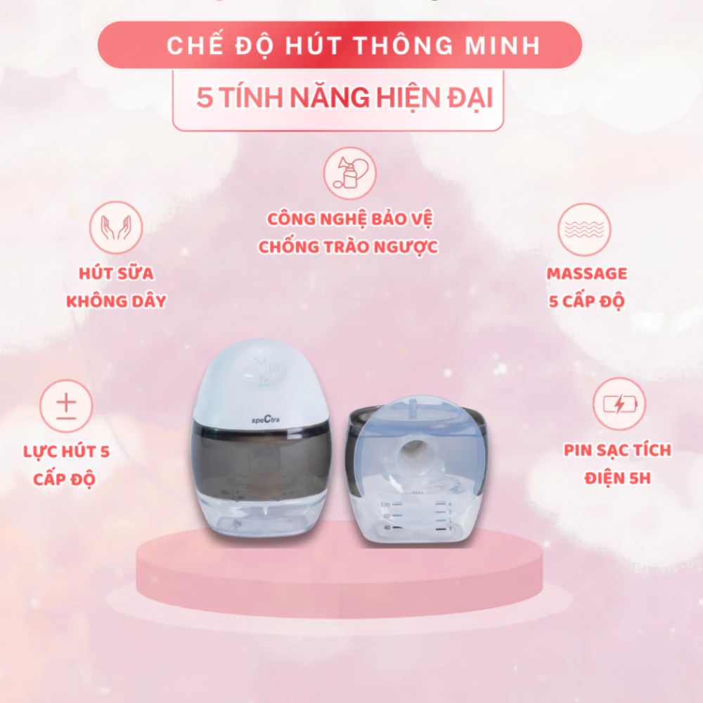 Máy hút sữa Spectra Wearable 4 May Hut Sua Spectra Wearable 2