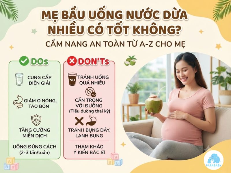 Me Bau Uong Nuoc Dua Nhieu Co Tot Khong 1