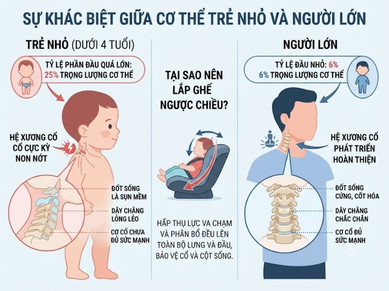 Tại Sao Ghế Ngồi Ô Tô Trẻ Em Nên Lắp Ngược Chiều Di Chuyển? 4 Tai Sao Ghe Ngoi O To Tre Em Nen Lap Nguoc Chieu Di Chuyen 4