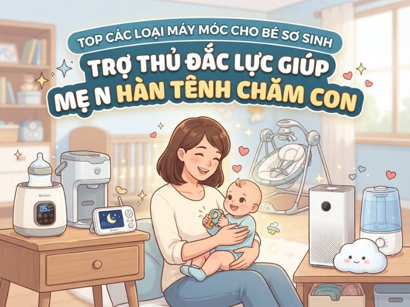 Top Cac Loai May Moc Cho Be So Sinh Tro Thu Dac Luc Giup Me Nhan Tenh Cham Con 1