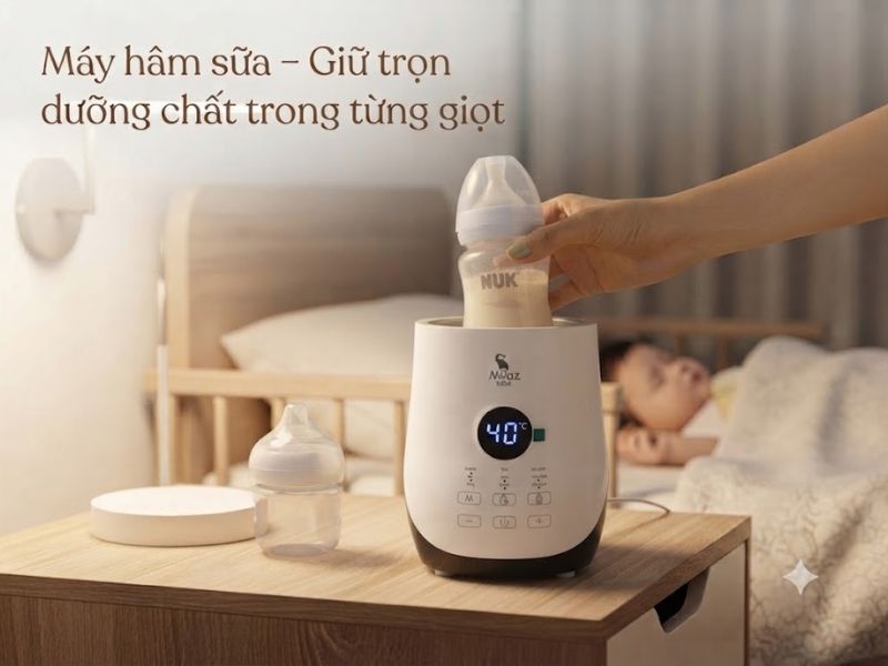 Top các loại máy móc cho bé sơ sinh: "Trợ thủ" đắc lực giúp mẹ nhàn tênh chăm con 4 Top Cac Loai May Moc Cho Be So Sinh Tro Thu Dac Luc Giup Me Nhan Tenh Cham Con 4