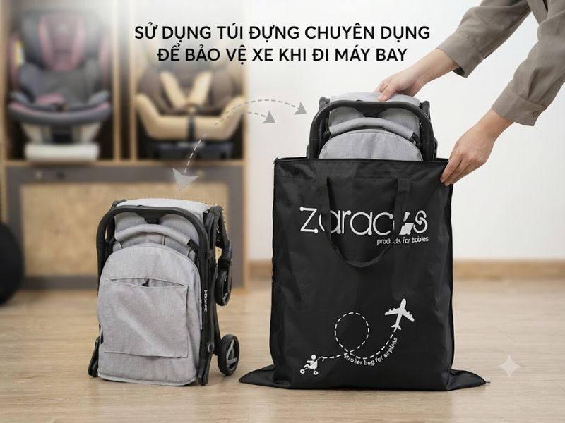 Xe đẩy em bé có được mang lên máy bay không? 7 Xe Day Em Be Co Duoc Mang Len May Bay Khong 6