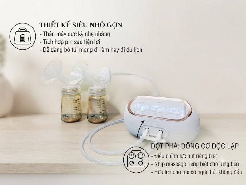 Nên mua máy hút sữa bằng tay hay điện? Cẩm nang chọn mua chuẩn xác cho mẹ bỉm 8 Nen Mua May Hut Sua Bang Tay Hay Dien 8