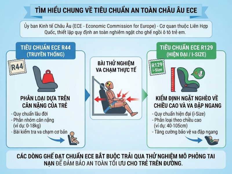 So sánh tiêu chuẩn ECE R44 và ECE R129: Tiêu chuẩn nào tốt hơn cho bé yêu? 2 So Sanh Tieu Chuan Ece R44 Va Ece R129 2